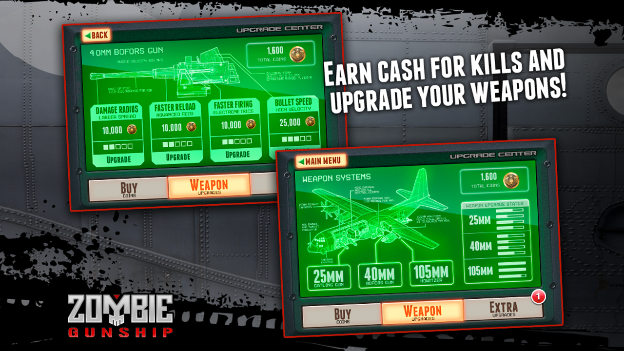    Zombie Gunship- screenshot  