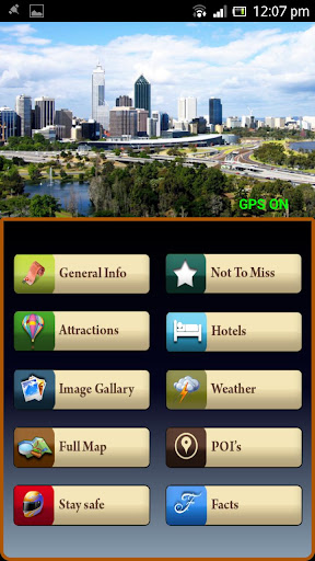 Perth Offline Map Travel Guide