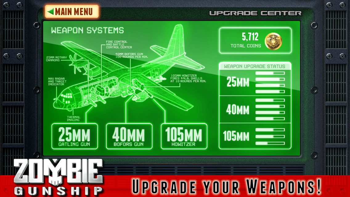    Zombie Gunship Free- screenshot  