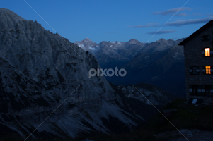 Shelter in the mountains by Lech Kowalewski -  