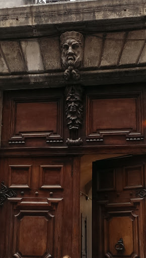 Two Heads on the door 