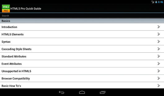 HTML5 Pro Screenshot
