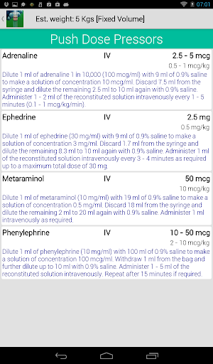 【免費醫療App】Push Dose Pressors-APP點子