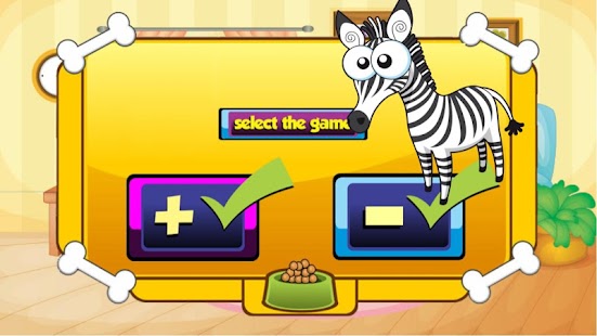 Zebra Kid Game Simple Math Screenshots 11
