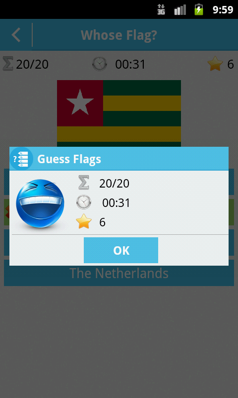 Guess Flags - screenshot