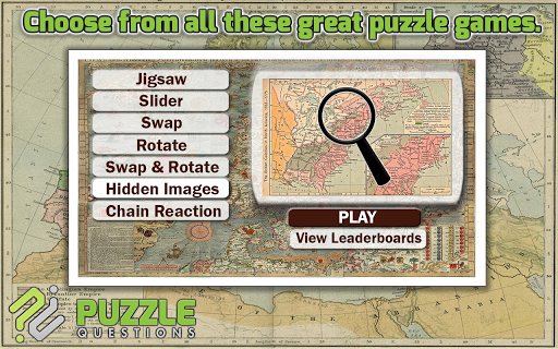 Free Old Maps Puzzle Games