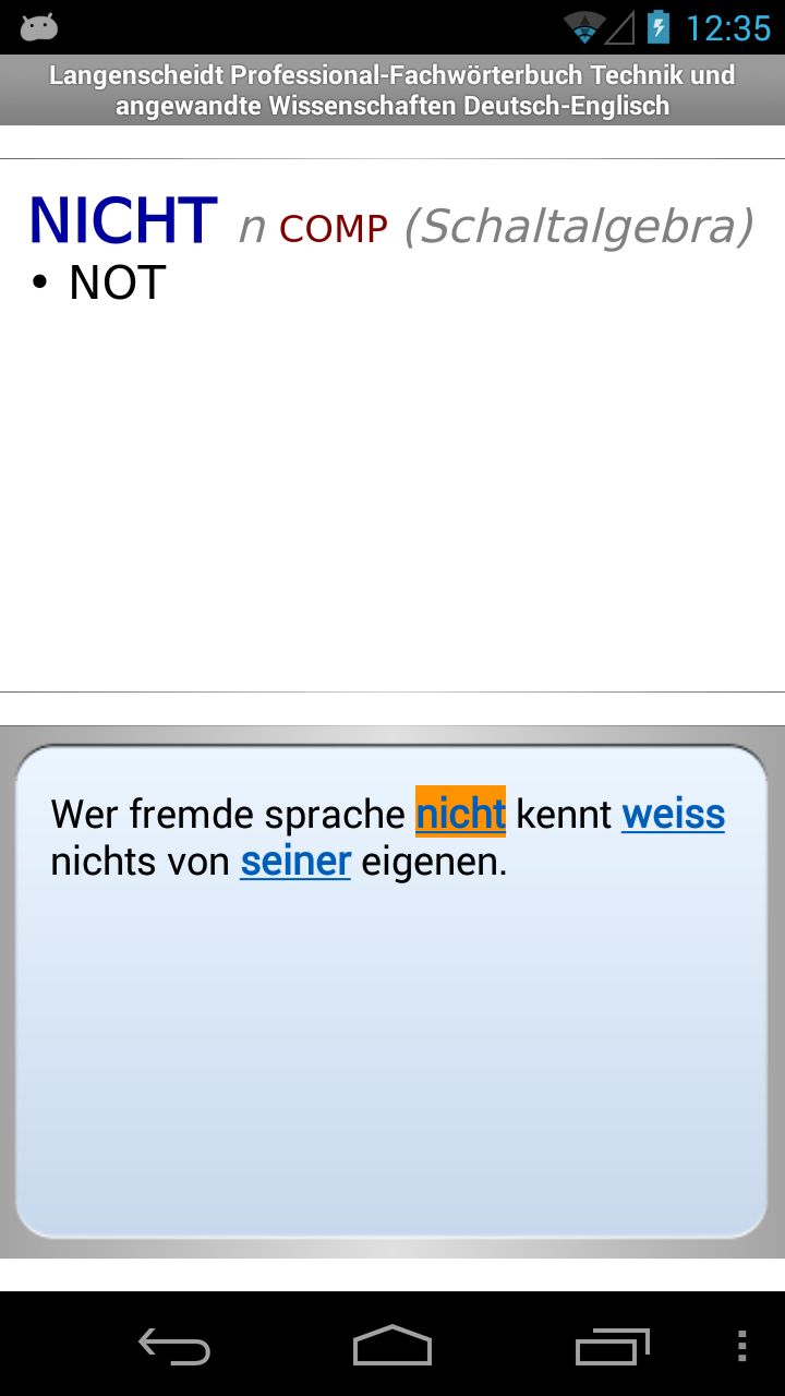 Technology DE &lt; &gt; EN  Pro Screen 3