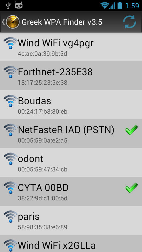 Greek WPA Finder - screenshot