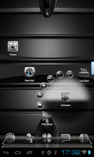 Next Launcher Theme Mega Metal - náhled