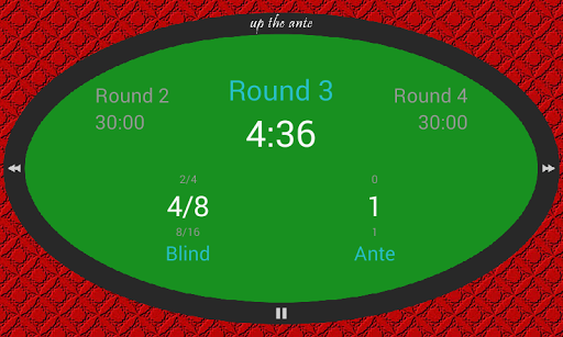 Up The Ante Poker Blind Timer