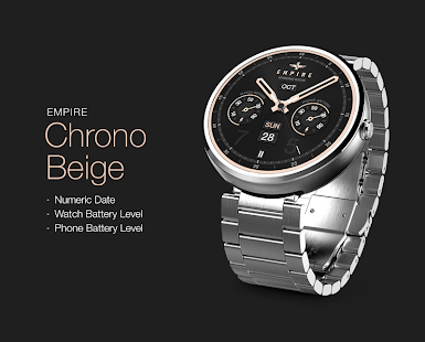 Chrono Beige watchface by Impe Screen 3
