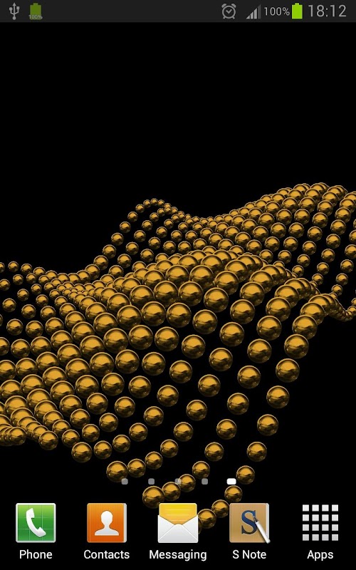 Android application Morphing Magic Balls Parallax screenshort