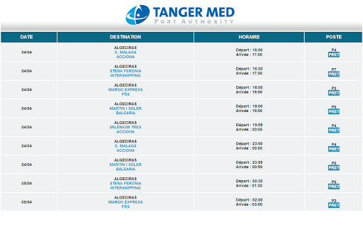 【免費交通運輸App】Port Tanger Med Passagers-APP點子