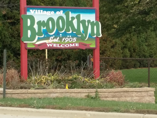 Village of Brooklyn Welcom Sign
