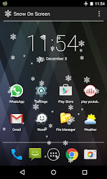 snow on screen poster 1