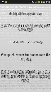 Gothic Fonts for FlipFont