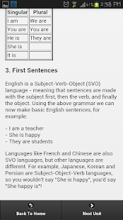 Learn English Grammar Tutorial Screenshots 2