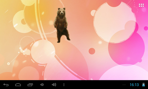 Танцующий медведь widget