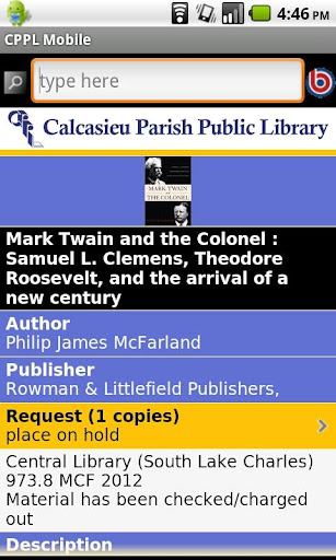 【免費書籍App】Calcasieu Parish Public Librar-APP點子