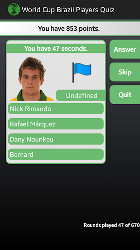 【免費休閒App】World Cup Brazil Players Quiz-APP點子