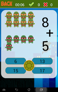 Math Game of Turtles Ninjaのおすすめ画像2