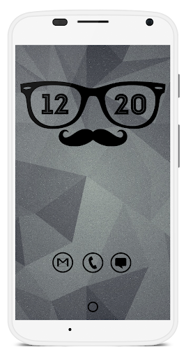 Hipster Clock Free - UCCW Skin