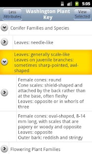 WA Conifers & Wildflowers Keys Screenshots 1