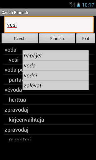 Czech Finnish Dictionary