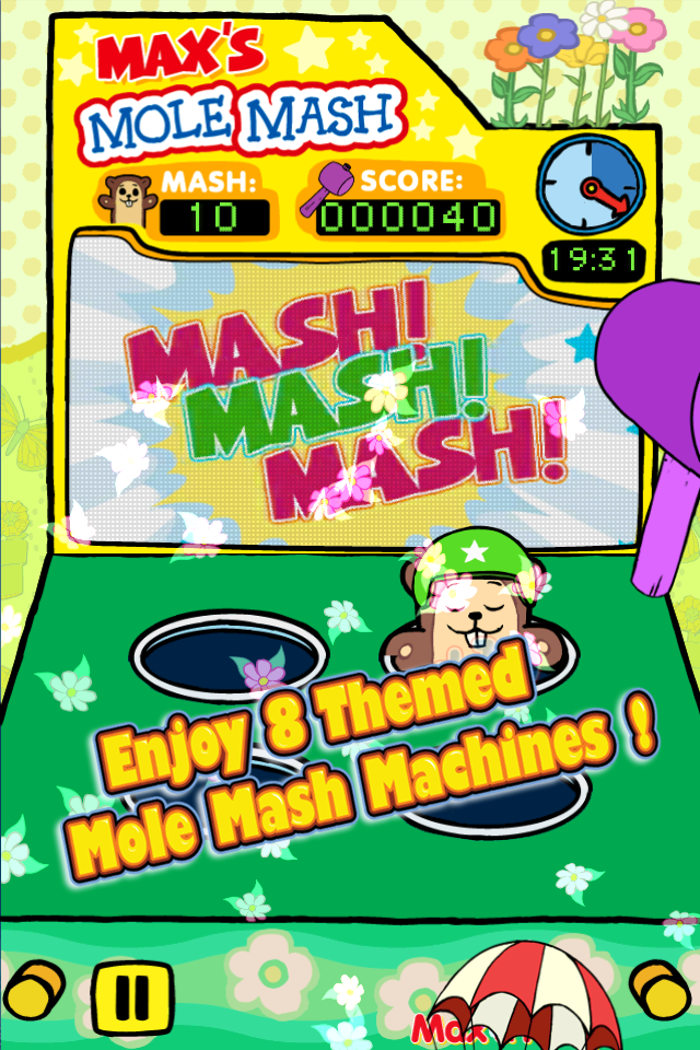 Max &amp; Ruby: Maxs Mole Mash Screen 1
