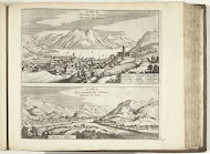 Gezichten op Lugano en Bellinzona, 1726