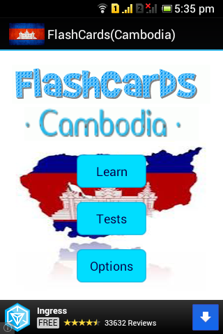 Cambodia FlashCard Learn khmer