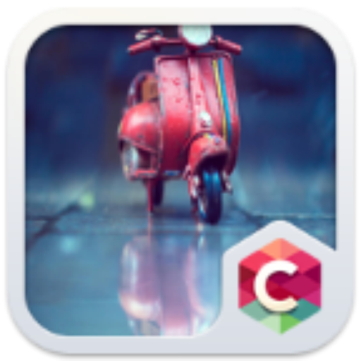 Cute Motorbike CLauncher Theme LOGO-APP點子