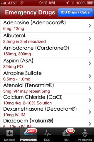 Critical Medical Guide Screen 2