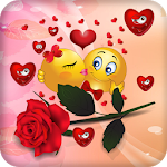 Cover Image of Télécharger Emojis d'amour de la Saint-Valentin - Autocollant 1.08 APK