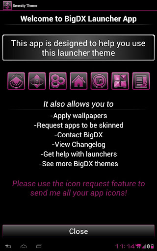 【免費個人化App】Serenity Launcher Theme Pink-APP點子