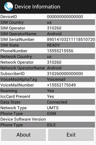 Device Information