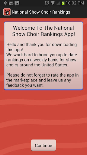 National Show Choir Rankings