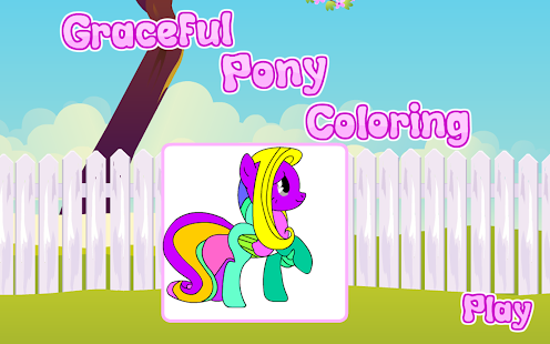 Coloring Graceful Pony