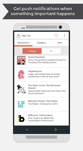 App.net - Broadcast With Push