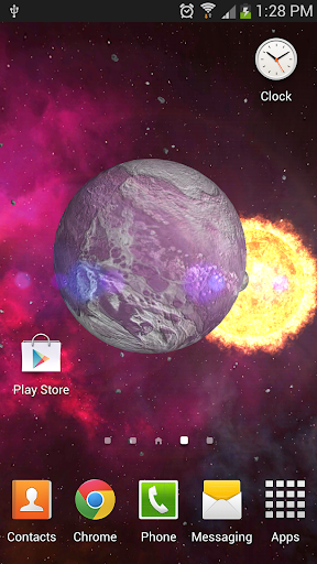 【免費個人化App】Orbit Space 3D Live Wallpaper-APP點子