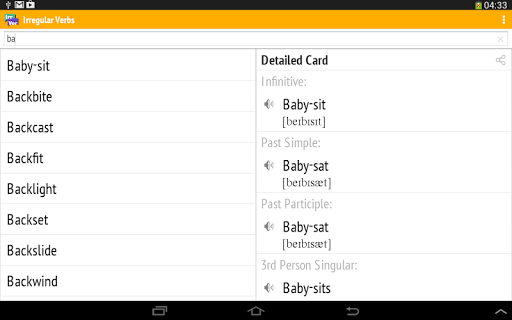 免費下載書籍APP|English Irregular Verbs app開箱文|APP開箱王