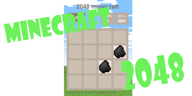 Minecraft 2048