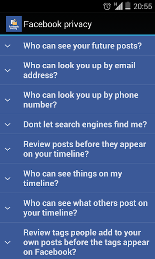 Facebook privacy