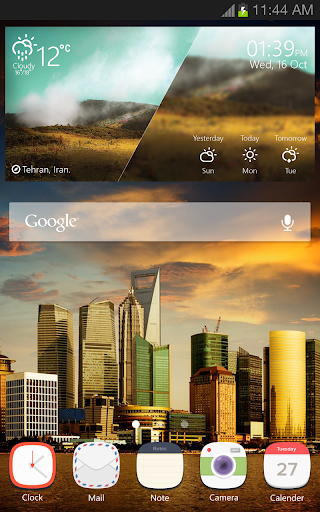 Landscape Weather Widget