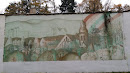 Old Mural - Panorama of Oborniki Slaskie