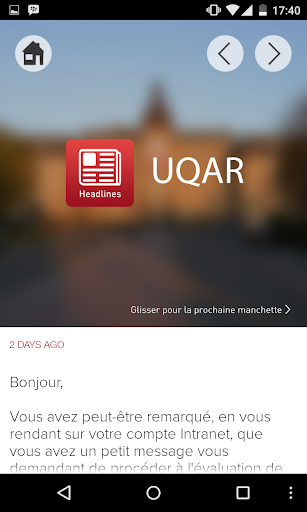 Headlines - UQAR