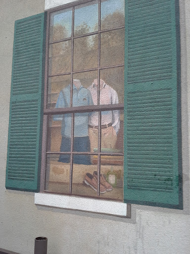 Faux Window Mural