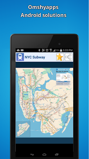 New-York city subway map NYC