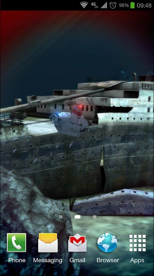 Titanic 3D Pro live wallpaper - screenshot