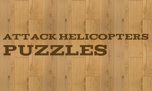 Attack helicopters Puzzles